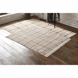 Country Plaid Rug, , large