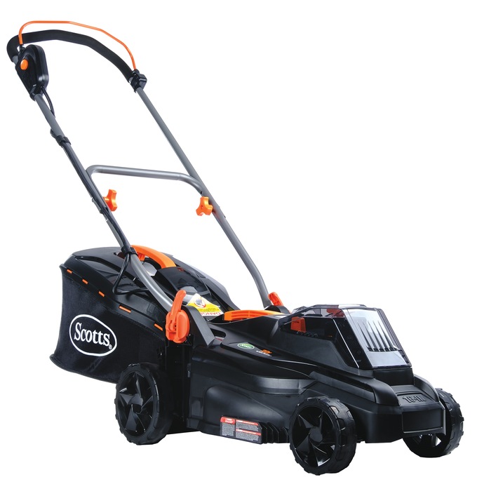 Scotts 20V MAX 16-inch Cordless Electric Lawn Mower, , large