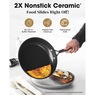 Gotham Steel Hard Anodized 2-Piece Fry Pan Set, , large