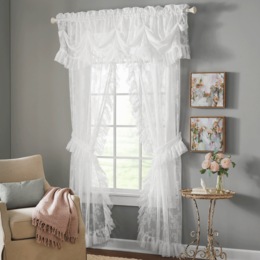 Mayfair Lace Window Treatments, , large