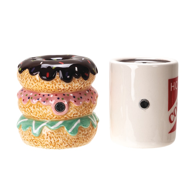 Coffee and Donuts Magnetic Salt & Pepper Shakers, , large