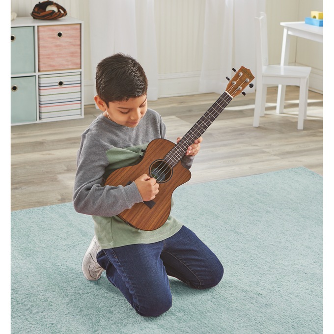 Acoustic-Electric Cutaway Tenor Ukulele, , large