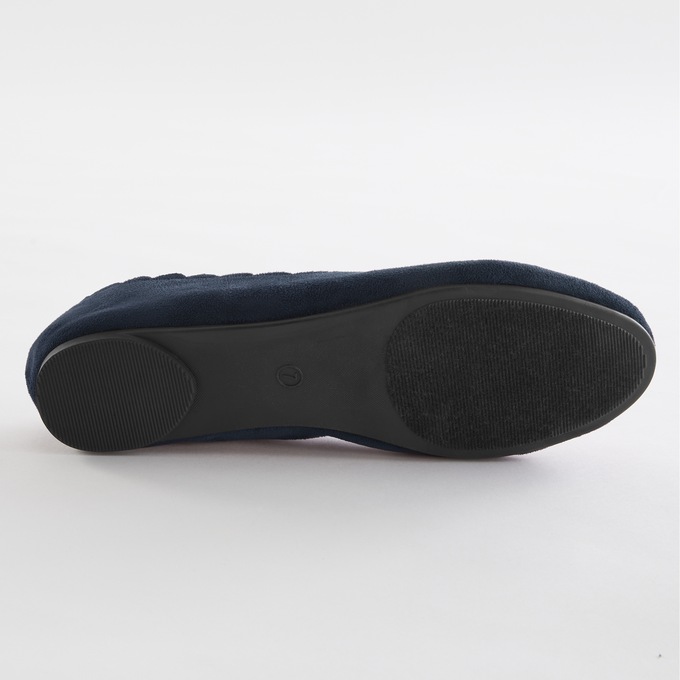 Scalloped Faux-Suede Flat for Women, , large