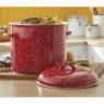 12-qt. Speckled Stockpot with Lid, , large