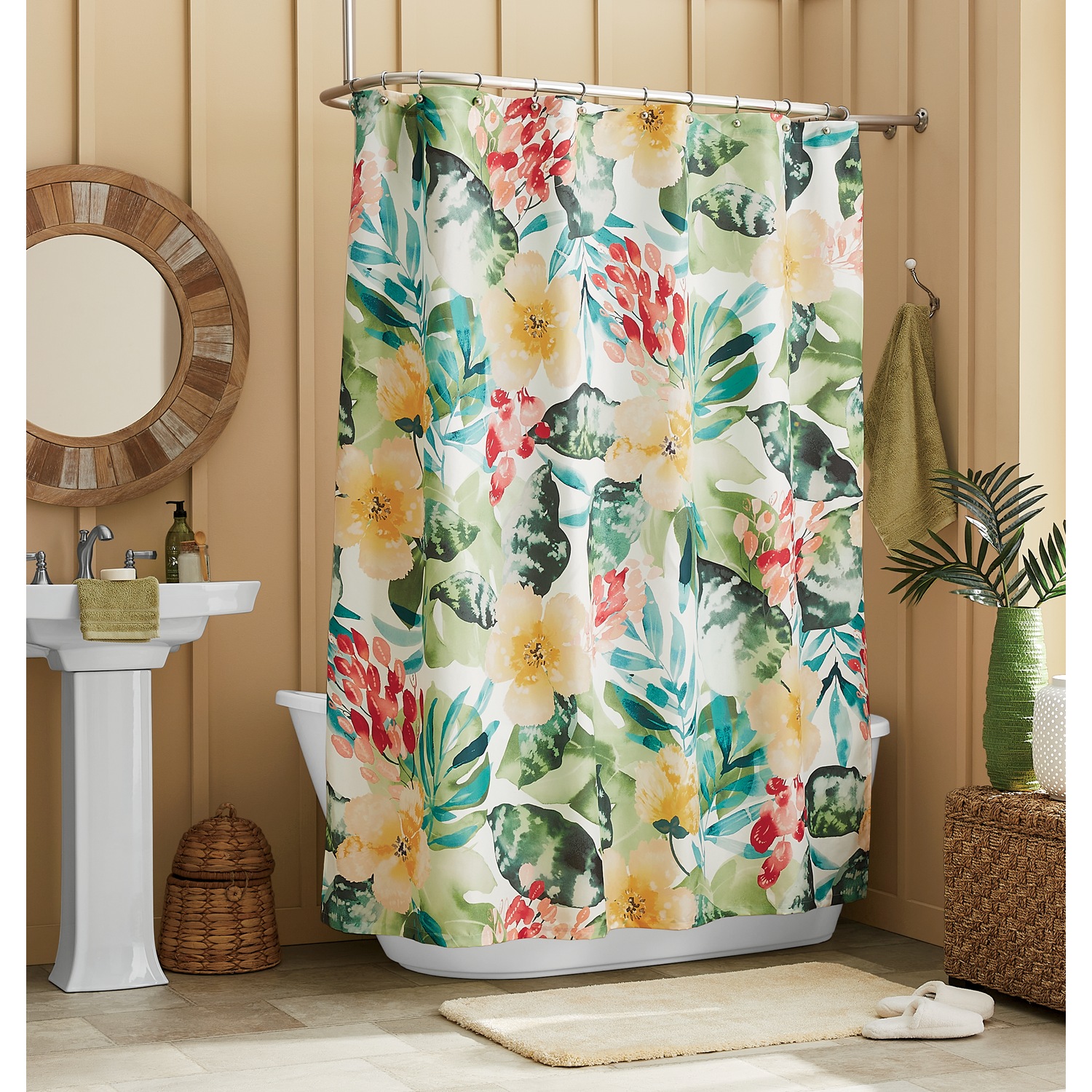Tropical Shower Curtain Country Door
