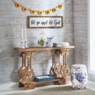 Bennington Wood Console Table, Brown, large