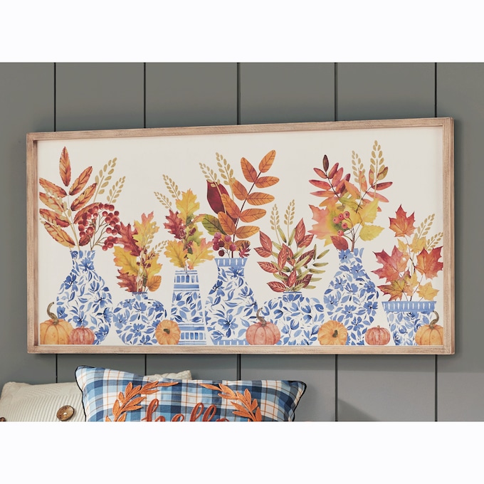 Pumpkin Chinoiserie Wall Art, , large