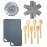20-Piece Ceramic Metallic Cookware Set, , large