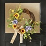 Sunflower and Burlap Wreath, , large