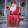 Lit Santa Pop-Up Inflatable Outdoor Holiday D&eacute;cor, , large