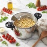 Gotham Steel 5-Quart Pasta Pot, Stainless Steel, large
