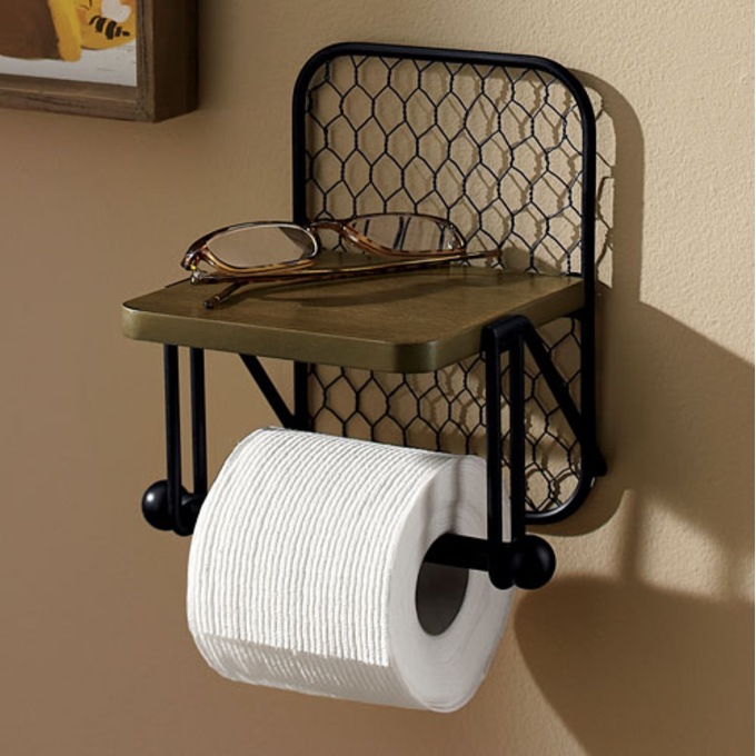 Chicken Wire Paper Towel Holder