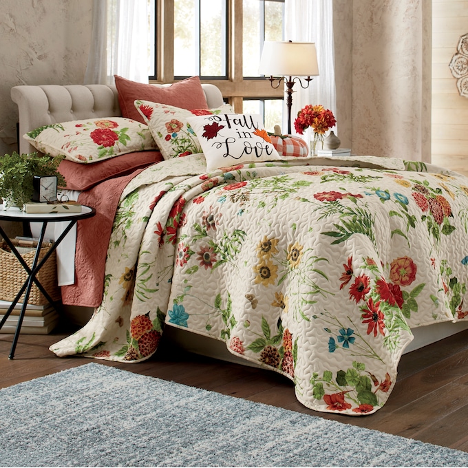 Fall Floral Oversized Quilt Country Door