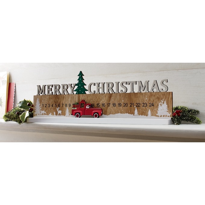 Christmas Countdown with Santa in Red Truck, , large