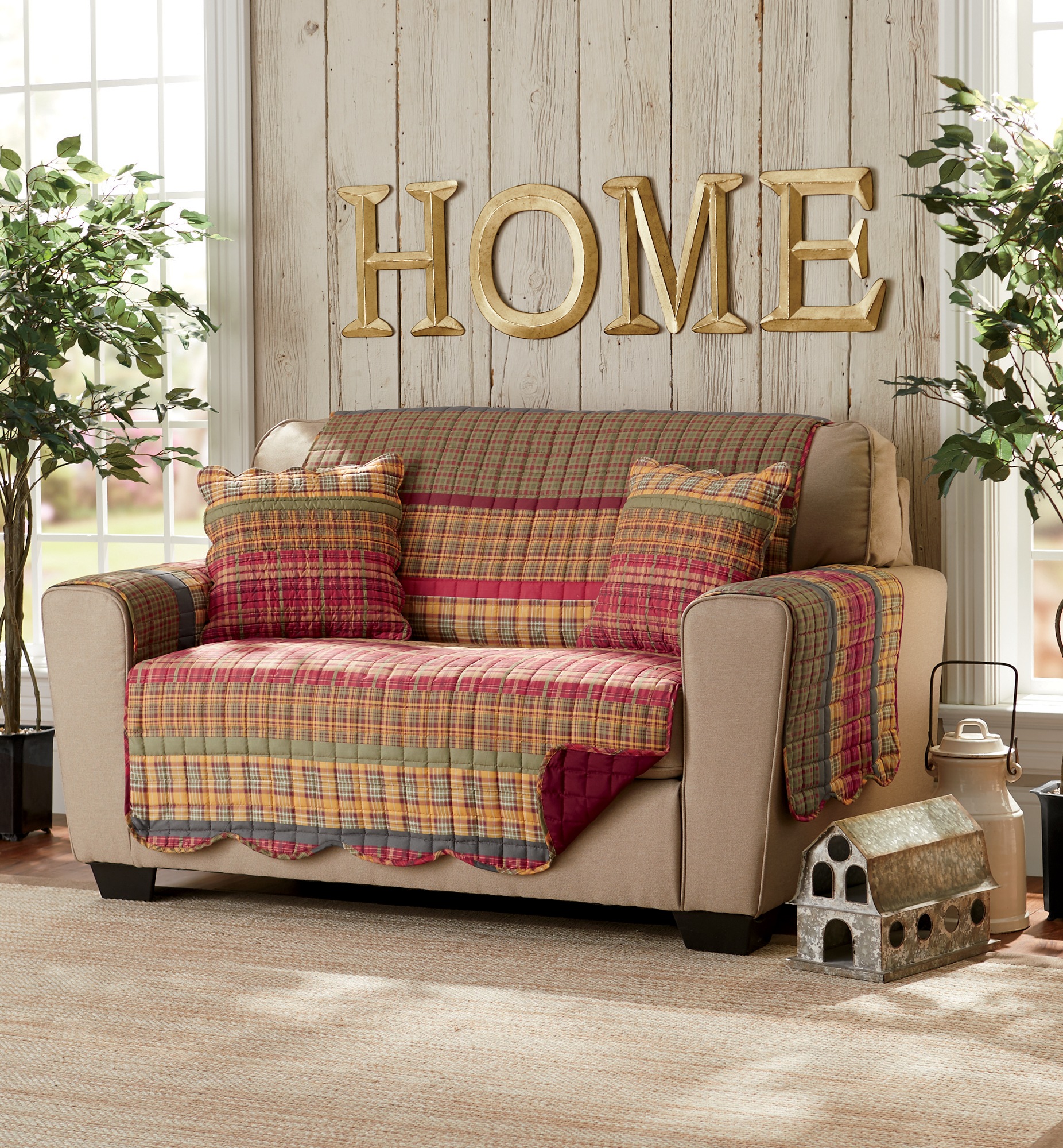 quilted couch protector