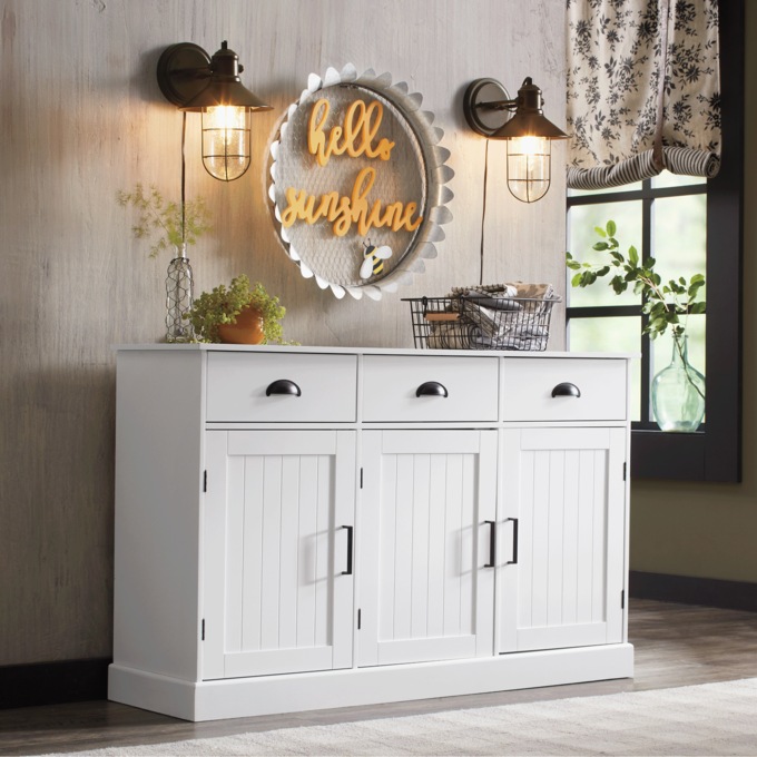 Miller Cabinet, White, large