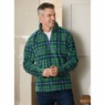 Microfleece Plaid Quarter-Zip, , large