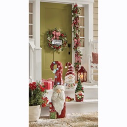 Holiday Berry Garland and Welcome Friends Holiday Berry Wreath, , large