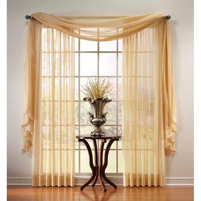 Emelia Sheer Voile Panel, , large