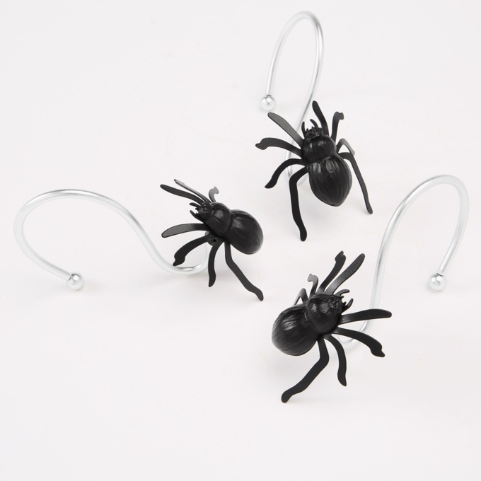 Set of 12 Halloween Shower Curtain Hooks, , large