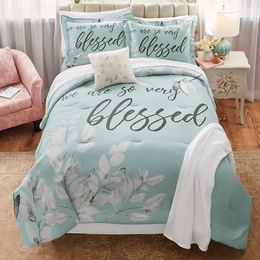 9-Piece Blessed Bedding Set, Spa, large