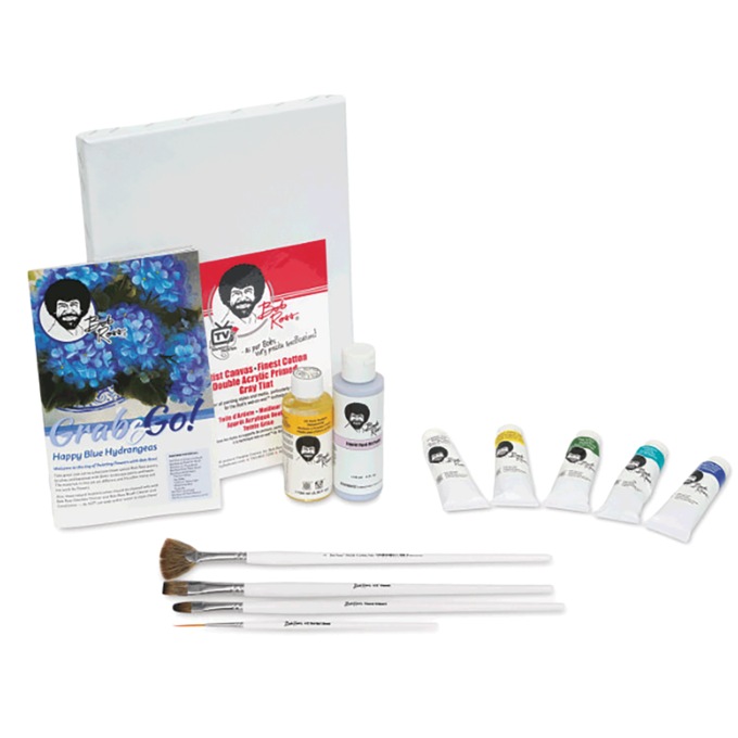 Bob Ross Grab & Go Floral Painting Kit, , large