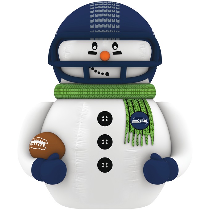 NFL Inflatable Snowman Player, , large