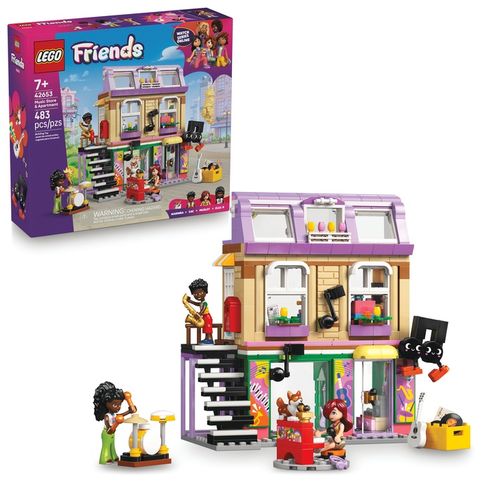 LEGO Friends Music Store & Apartment, , large