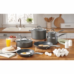 Circulon Radiance 10-Piece Hard-Anodized Cookware Set, , large