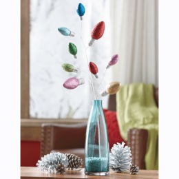Colorful Glitter Light Bulb Stem, , large