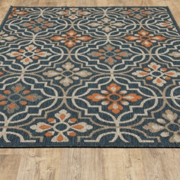 Leeway Medallion Indoor/Outdoor Area Rug, , large