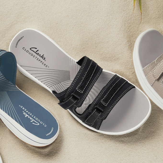 Clarks Breeze Piper Slide, , large