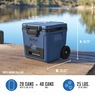 Ninja FrostVault 30-Quart Wheeled Cooler with Dry Zone, Blue, large