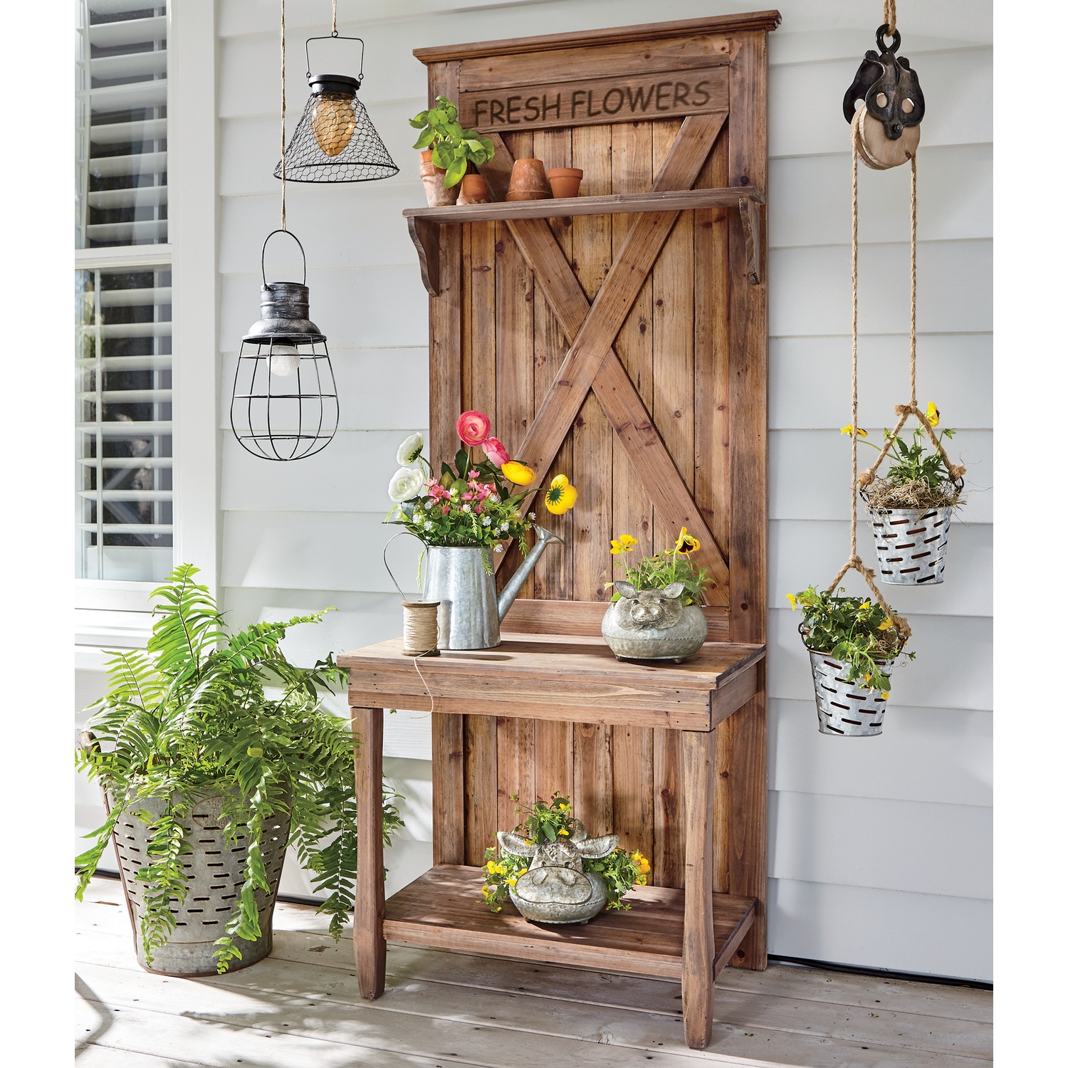 Solar Metal Lantern | Country Door
