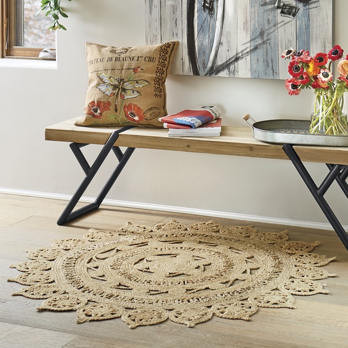 Jute 4 Round Rug