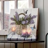 Lit Calming Lavender Canvas, , large