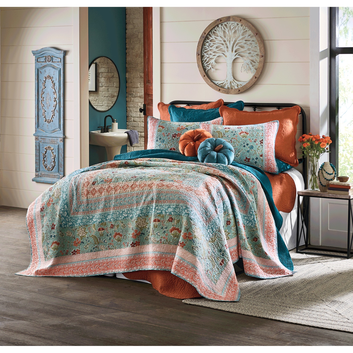 Rabbits Country Club バンダナ柄セット Anita Oversized Quilt | Country Door