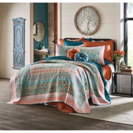 Anita Oversized Quilt and Sham, , large