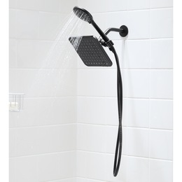 5-Function Rainfall Showerhead &amp; Wand, , large
