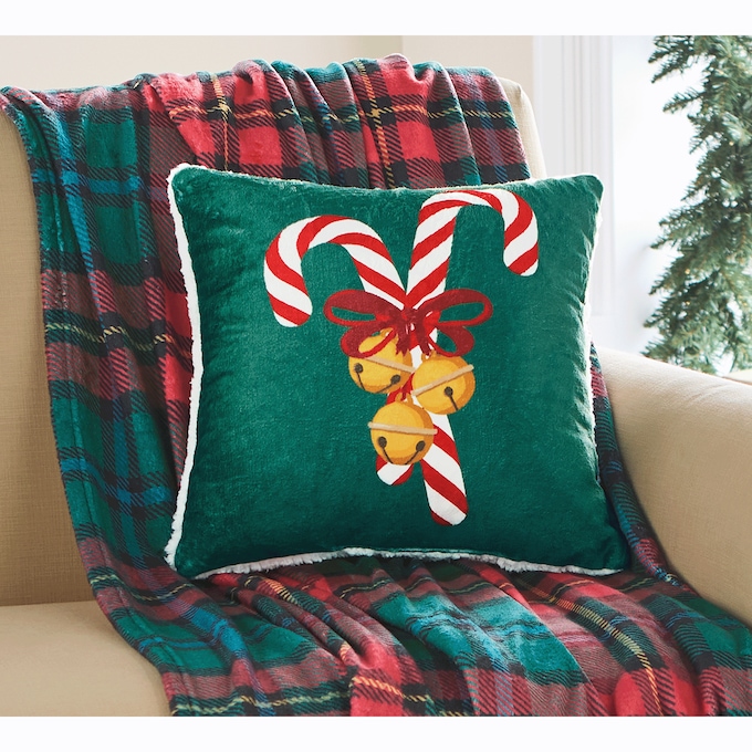 Novelty Plush Throw and Pillow Set, , large