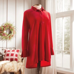 Vera Velour Top, , large