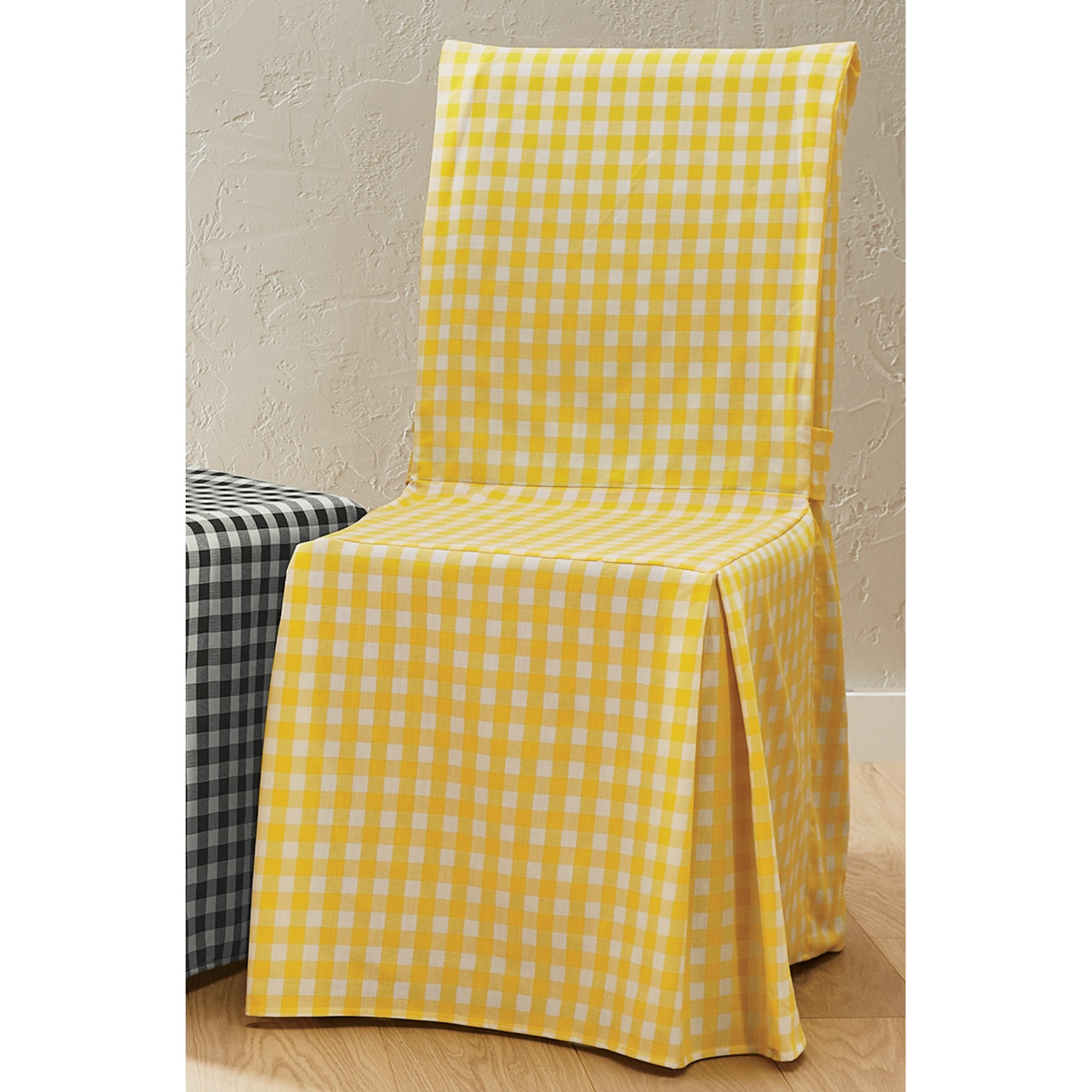 Gingham Check Dining Chair Cover Country Door