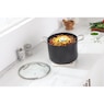 Guy Fieri Flavortown 12-Piece Laser Titanium Cookware Set, Black, large