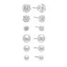 3-Pair Gold Post Earring Set, , large
