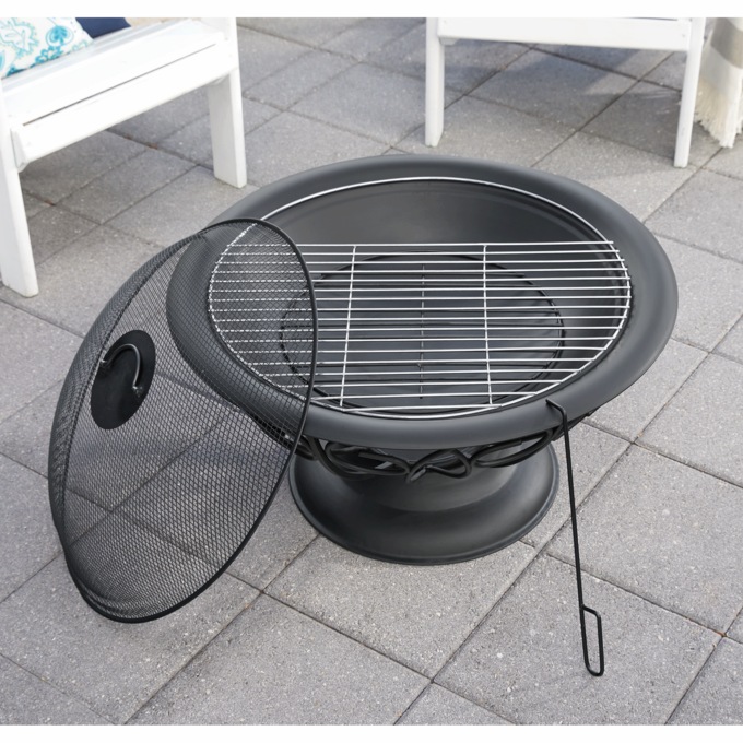 Scroll Fire Pit, , large