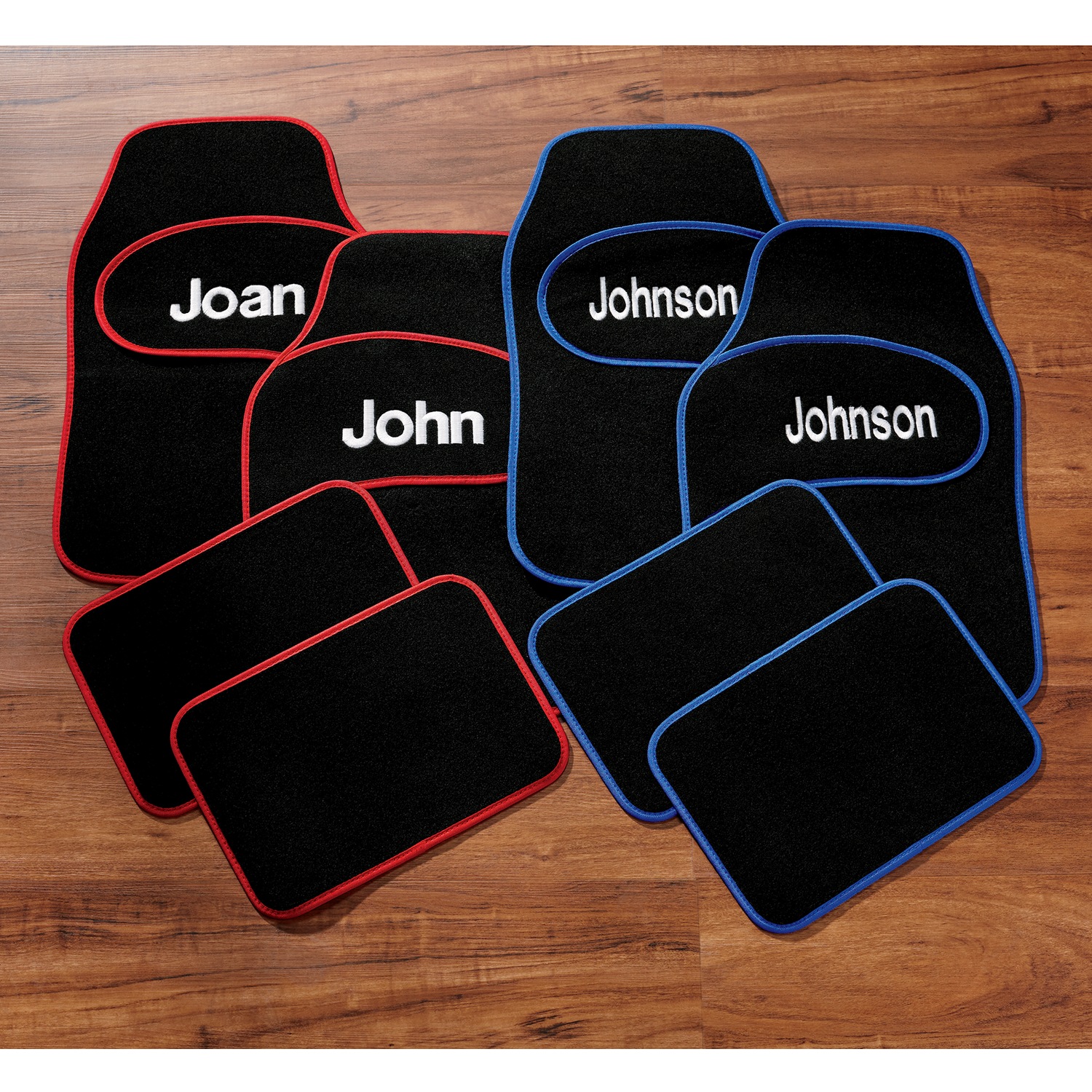 4Piece Personalized Car Mat Set Country Door