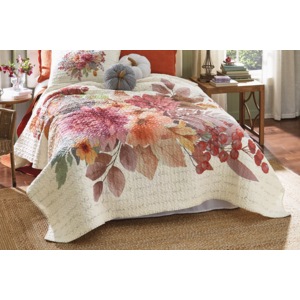 Prairie Bloom Oversized Quilt, , large
