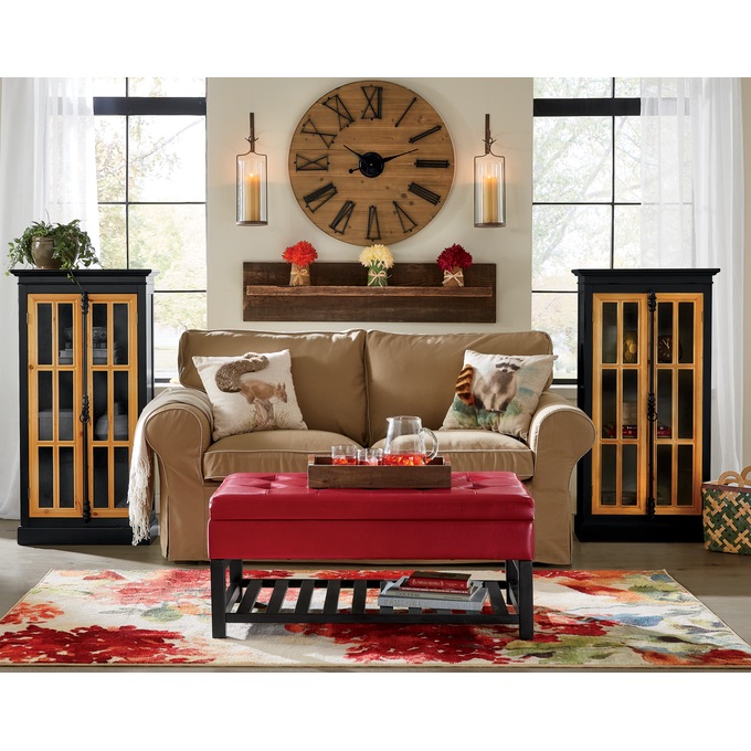 Tall Windowpane Cabinet, , large