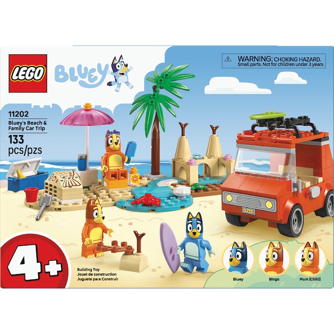 LEGO Bluey's Beach & Family Car Trip, , large