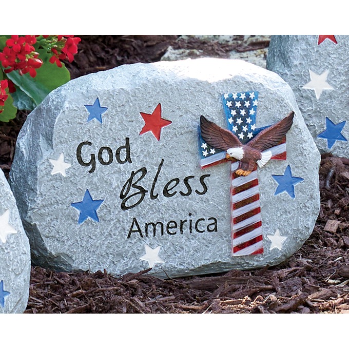 Solar Patriotic Stepping Stone, , large